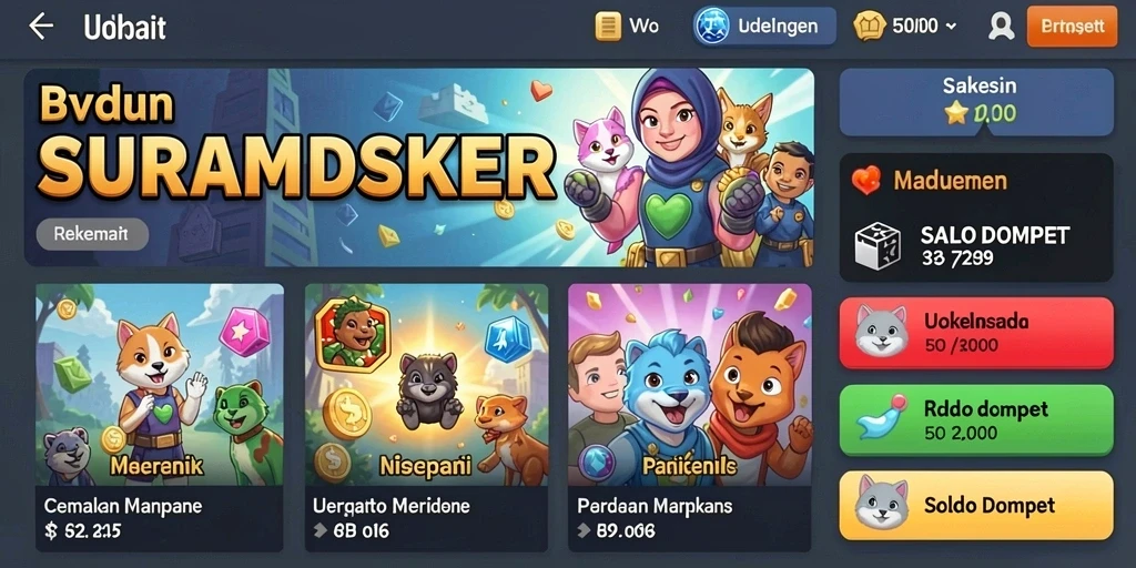 neototo - Visual grafis yang memukau di setiap level permainan.